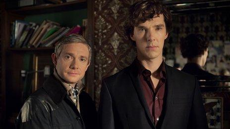 Martin Freeman and Benedict Cumberbatch