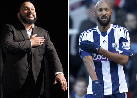 Dieudonne M'Bala M'Bala and Nicolas Anelka