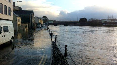 River Towy in Carmarthen