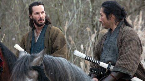 Keanu Reeves and Hiroyuki Sanada in 47 Ronin