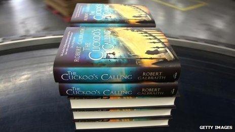 Copies of The Cuckoo's Calling being reprinted