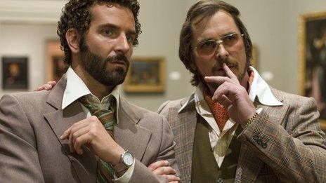 Bradley Cooper and Christian Bale in American Hustle