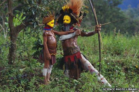 Huli tribespeople, Papua New Guinea