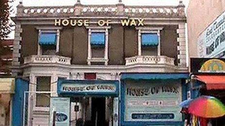 External view of the House of Wax in Great Yarmouth