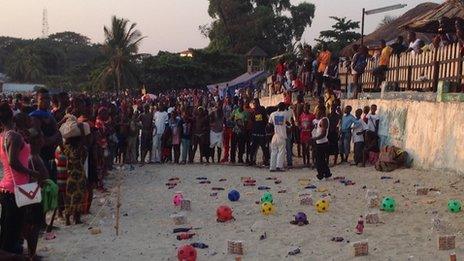 Beach Games at New Year