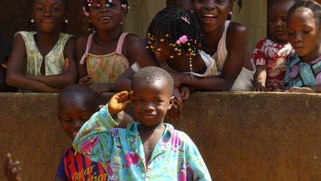 Young boy in Freetown