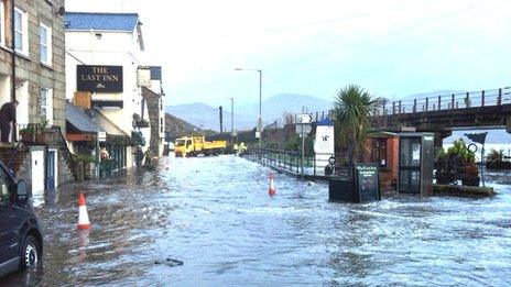 Barmouth flooding