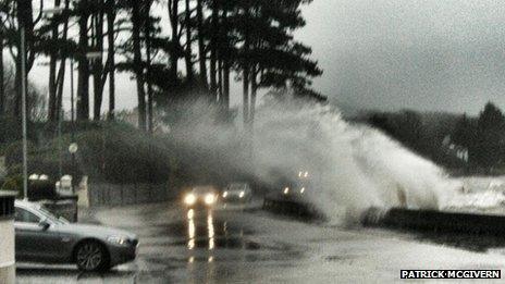 A2 coast road at Warrenpoint