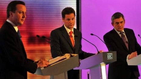 Third leaders' debate in 2010