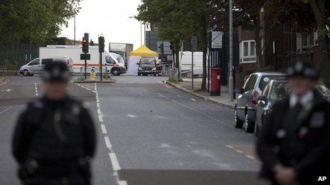 Woolwich attack scene