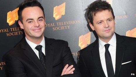 Anthony McPartlin (left) and Declan Donnelly