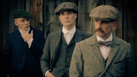 Joe Cole, Cillian Murphy and Paul Anderson star in Peaky Blinders