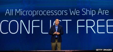 Intel's chief executive Brian Krzanich at CES