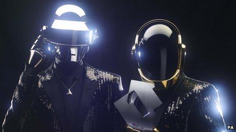 Daft Punk pick up the number one trophy for Get Lucky