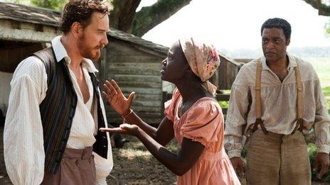 Michael Fassbender, Lupita Nyong'o and Chiwetel Ejiofor