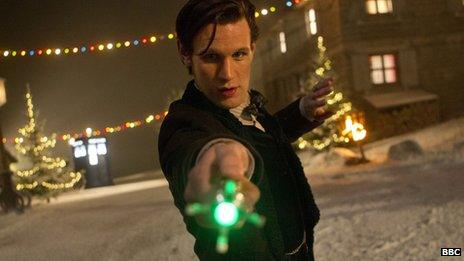 Matt Smith in the Doctor Who Christmas special