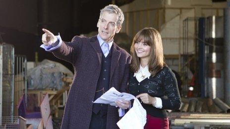 Peter Capaldi and Jenna Coleman