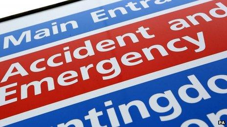 Accident and emergency department