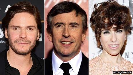 Daniel Bruhl, Steve Coogan and Sally Hawkins