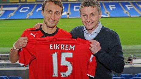 Magnus Wolff Eikrem and Ole Gunnar Solskjaer