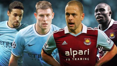 Jesus Navas, James Milner, Joe Cole, Mohamed Diame