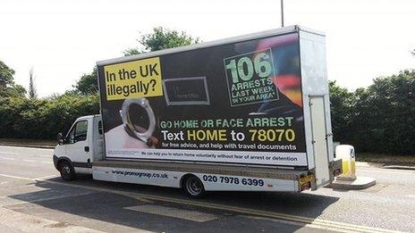 A Home Office go home van