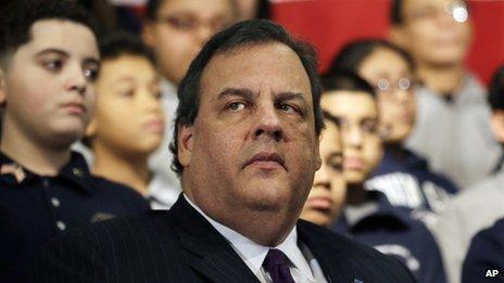 New Jersey Governor Chris Christie appeared in Union City, New Jersey, on 7 January 2014