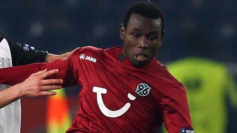 Hannover 96 striker Mama Diouf