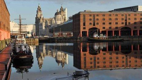 Albert Dock in Liverpool