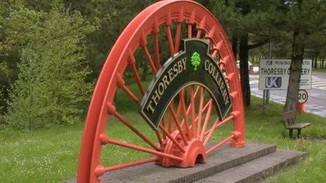 Thoresby Colliery entrance