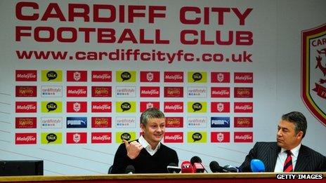 Mehmet Dalman (right) said Cardiff City is on course to be debt free