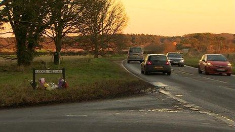 Lodge Hill junction on the A148