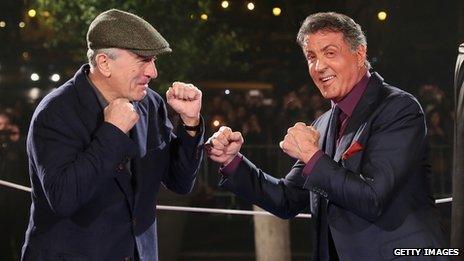 Robert De Niro and Sylvester Stallone