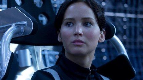 Jennifer Lawrence in The Hunger Games: Catching Fire