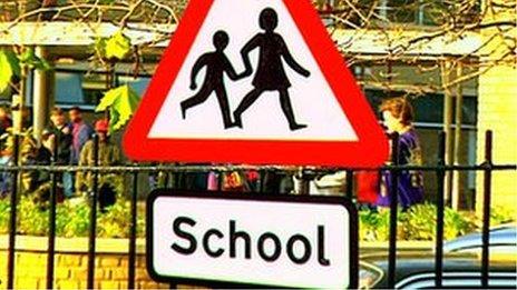 School road sign