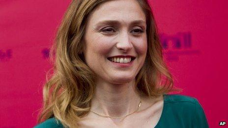 French actress Julie Gayet at the Champs-Elysees Film festival in Paris, June 12, 2013