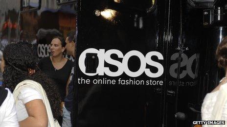 A picture of the Asos logo