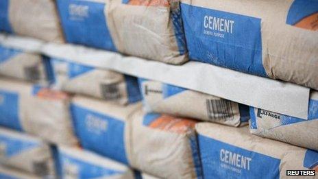 Bags of cement