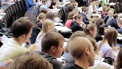 Students in lecture