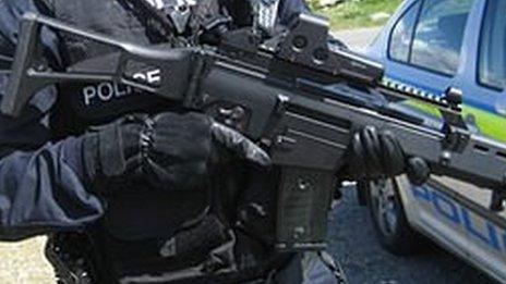 Guernsey Police armed officer