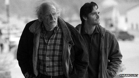 Bruce Dern and Will Forte in Nebraska