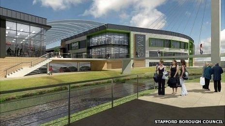 Artists impression of Riverside development