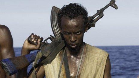 Barkhad Abdi in Captain Phillips