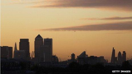 London's Canary Wharf