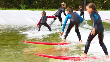 The Wavegarden facility in northern Spain