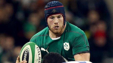 Sean O'Brien of Leinster and Ireland