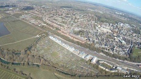 Castle Mill (aerial shot)