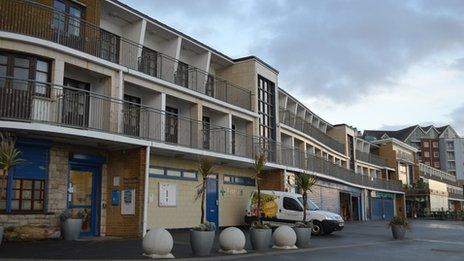 Overstrand building at Boscombe