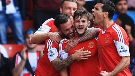 Southampton team celebrate