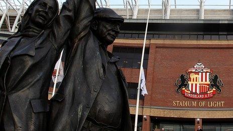 Sunderland's Stadium of Light ground